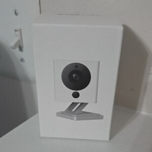 Wyze White Webcam with Black Lens